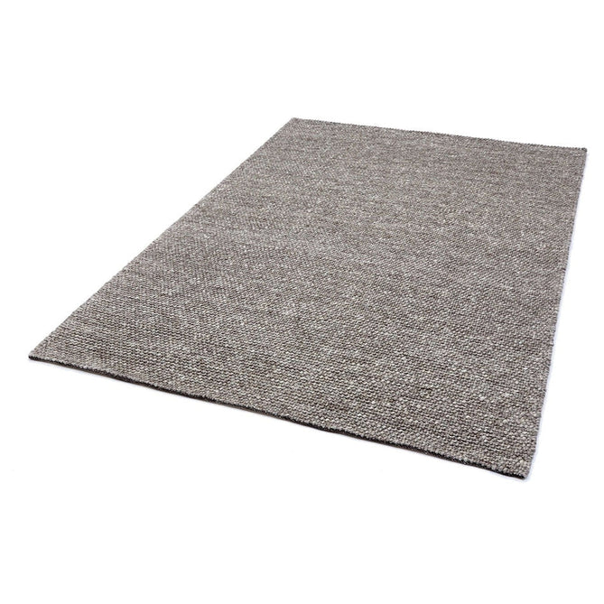Katherine Carnaby Coast CS04 Modern Designer Plain Hand-Woven Textured Wool&Viscose Flatweave Taupe Rug-Asiatic Carpets-Rug Love - The Most Loved Rug Store