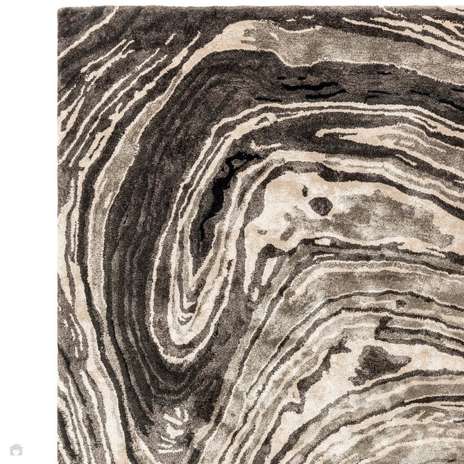 Katherine Carnaby Tuscany Marquina Marble Ivory Beige/Taupe/Black/Charcoal/Grey/Silver Rug-Asiatic Carpets-Rug Love - The Most Loved Rug Store