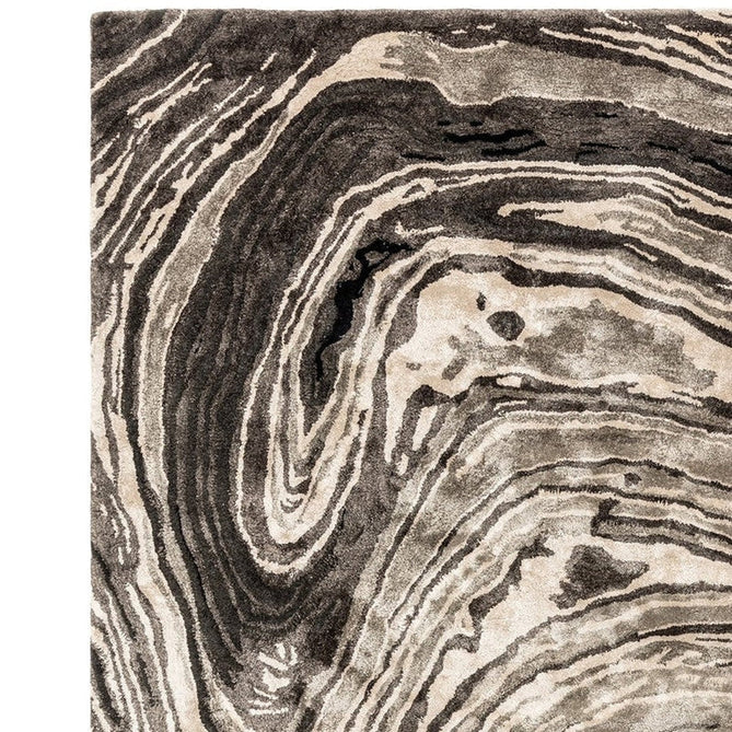 Katherine Carnaby Tuscany Marquina Marble Ivory Beige/Taupe/Black/Charcoal/Grey/Silver Rug-Asiatic Carpets-Rug Love - The Most Loved Rug Store