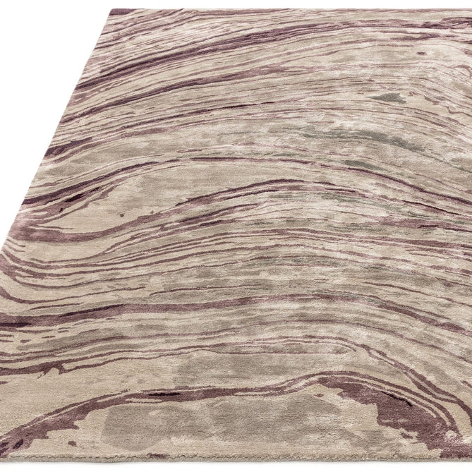 Katherine Carnaby Tuscany Modern Abstract Marbled Shimmer Smooth Soft-Touch High-Density Handmade Bamboo Silk/Wool Amethyst Marble Beige/Lavender/Amethyst Purple/Grey/Green/Plum Rug-Asiatic Carpets-Rug Love - The Most Loved Rug Store