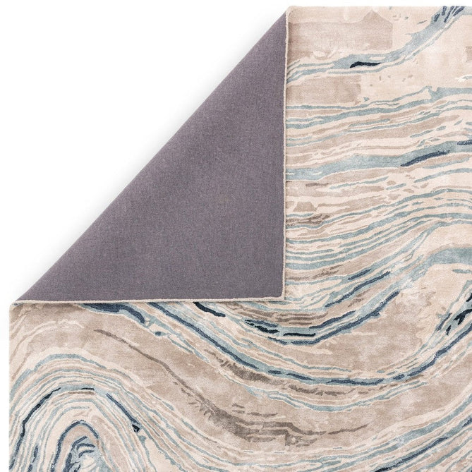 Katherine Carnaby Tuscany Modern Abstract Marbled Shimmer Smooth Soft-Touch High-Density Handmade Bamboo Silk/Wool Azzuro Marble Beige/Taupe/Stone/Blue/Grey/Sand Rug-Asiatic Carpets-Rug Love - The Most Loved Rug Store