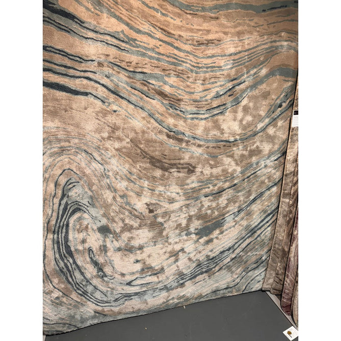 Katherine Carnaby Tuscany Modern Abstract Marbled Shimmer Smooth Soft-Touch High-Density Handmade Bamboo Silk/Wool Azzuro Marble Beige/Taupe/Stone/Blue/Grey/Sand Rug-Asiatic Carpets-Rug Love - The Most Loved Rug Store