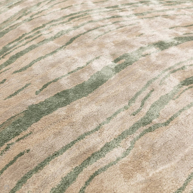 Katherine Carnaby Tuscany Modern Abstract Marbled Shimmer Smooth Soft-Touch High-Density Handmade Bamboo Silk/Wool Beige/Sage Green/Taupe Rug-Asiatic Carpets-Rug Love - The Most Loved Rug Store