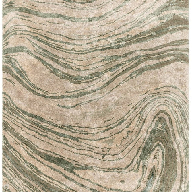 Katherine Carnaby Tuscany Modern Abstract Marbled Shimmer Smooth Soft-Touch High-Density Handmade Bamboo Silk/Wool Beige/Sage Green/Taupe Rug-Asiatic Carpets-Rug Love - The Most Loved Rug Store