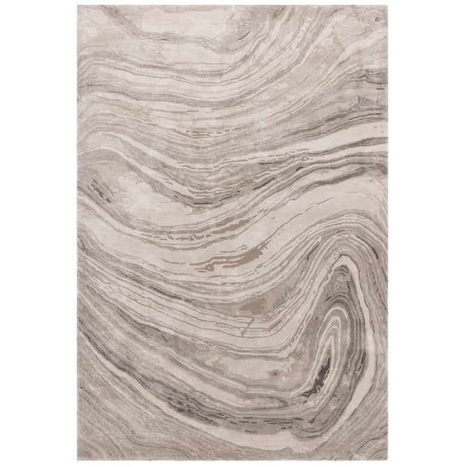Katherine Carnaby Tuscany Modern Abstract Marbled Shimmer Smooth Soft-Touch High-Density Handmade Bamboo Silk/Wool Calcatta Marble Beige/Taupe/Gold/Grey/Stone Rug-Asiatic Carpets-Rug Love - The Most Loved Rug Store