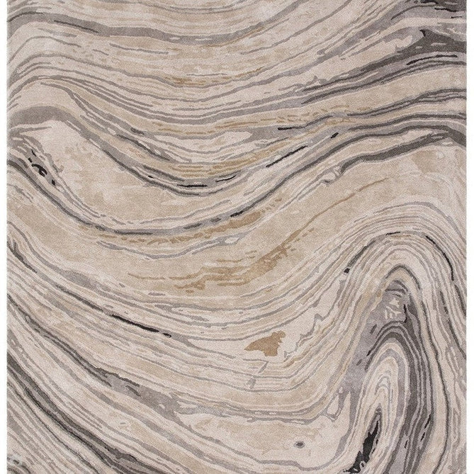 Katherine Carnaby Tuscany Modern Abstract Marbled Shimmer Smooth Soft-Touch High-Density Handmade Bamboo Silk/Wool Champagne Beige/Sand/Taupe/Gold/Grey/Black Rug-Asiatic Carpets-Rug Love - The Most Loved Rug Store