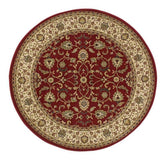 Kendra 135 R Red/Brown/Rust Round Rug