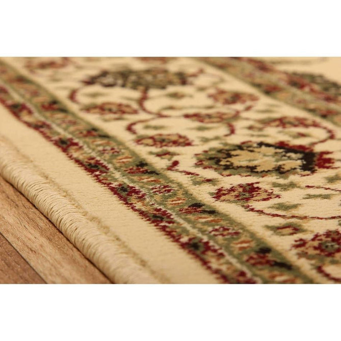 Kendra 137 W Traditional Persian Classic Floral Vine Bordered Durable Easy-Care Low Profile Short Pile Ivory Rug-Oriental Weavers-Rug Love - The Most Loved Rug Store