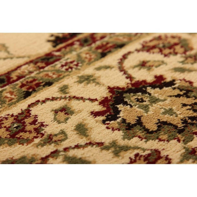 Kendra 137 W Traditional Persian Classic Floral Vine Bordered Durable Easy-Care Low Profile Short Pile Ivory Rug-Oriental Weavers-Rug Love - The Most Loved Rug Store