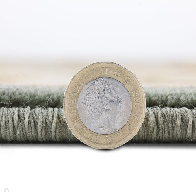 Kendra 45 L Traditional Persian Classic Floral Vine Bordered Durable Easy-Care Low Profile Short Pile Soft Aqua Blue/Duck Egg Green/Muted Teal Green Round Rug-Melrose-Rug Love - The Most Loved Rug Store