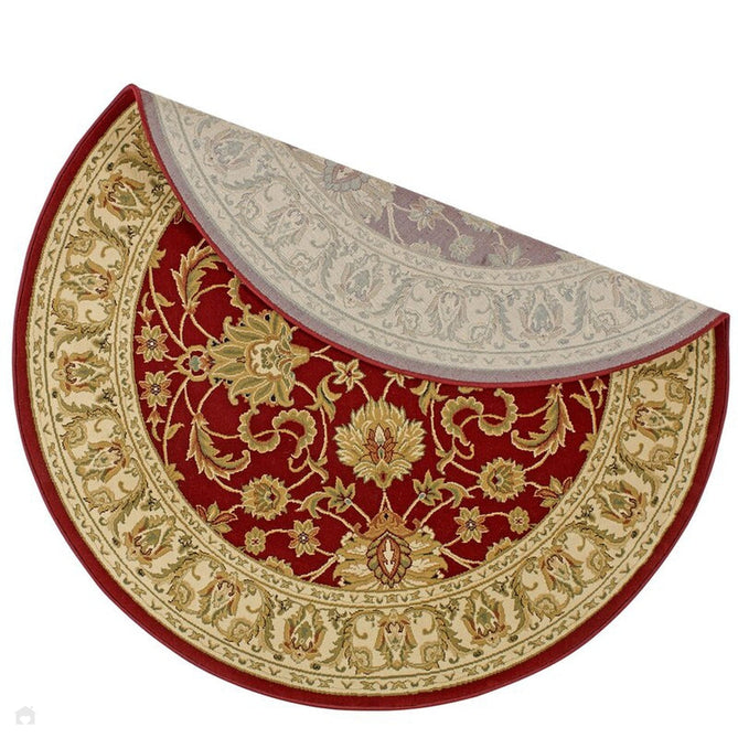 Kendra 45 M Traditional Persian Classic Floral Vine Bordered Durable Easy-Care Low Profile Short Pile Red/Beige/Sand/Multi Rug-Oriental Weavers-Rug Love - The Most Loved Rug Store