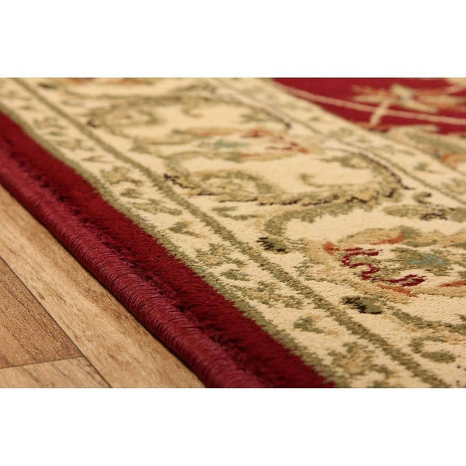 Kendra 45 M Traditional Persian Classic Floral Vine Bordered Durable Easy-Care Low Profile Short Pile Red/Beige/Sand/Multi Rug-Oriental Weavers-Rug Love - The Most Loved Rug Store