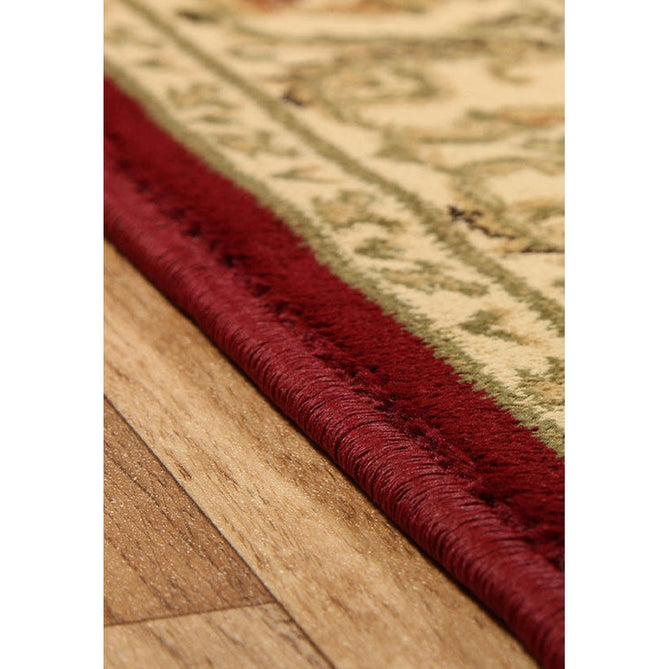 Kendra 45 M Traditional Persian Classic Floral Vine Bordered Durable Easy-Care Low Profile Short Pile Red/Beige/Sand/Multi Rug-Oriental Weavers-Rug Love - The Most Loved Rug Store