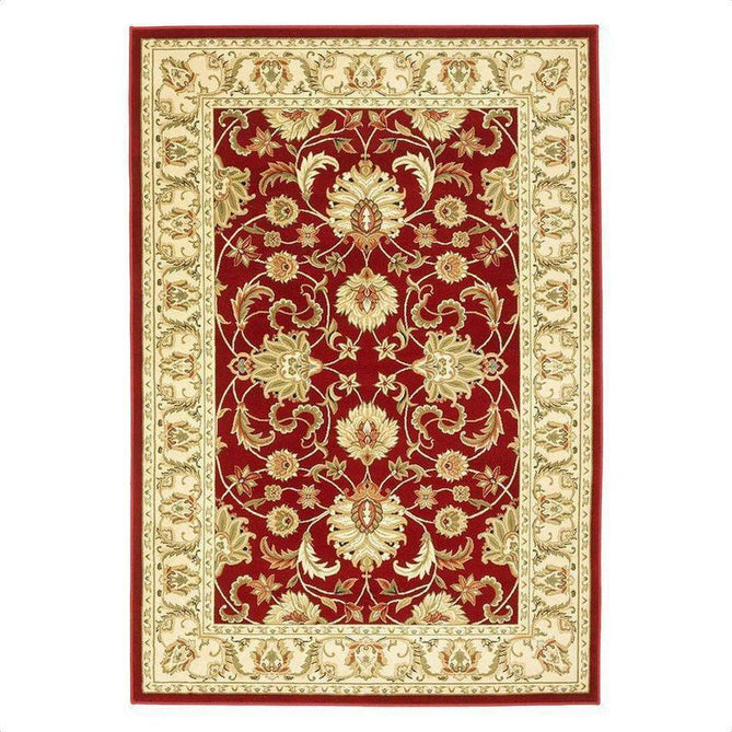 Kendra 45 M Traditional Persian Classic Floral Vine Bordered Durable Easy-Care Low Profile Short Pile Red/Beige/Sand/Multi Rug-Oriental Weavers-Rug Love - The Most Loved Rug Store