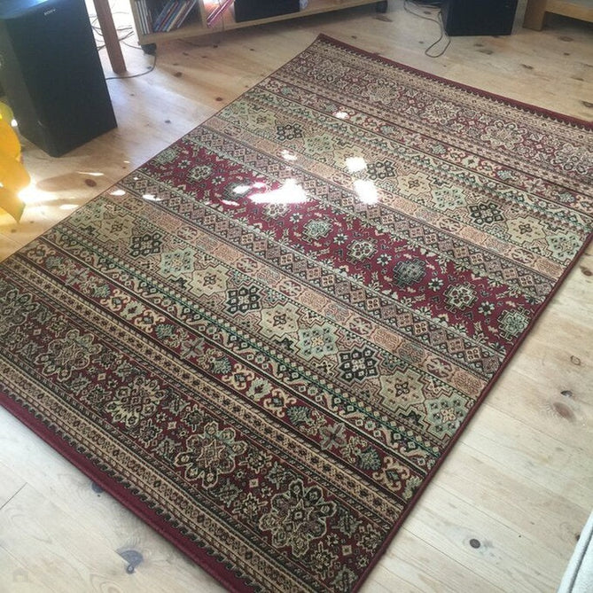 Kendra Traditional 135 R Red/Brown/Rust Rug-Melrose-Rug Love - The Most Loved Rug Store