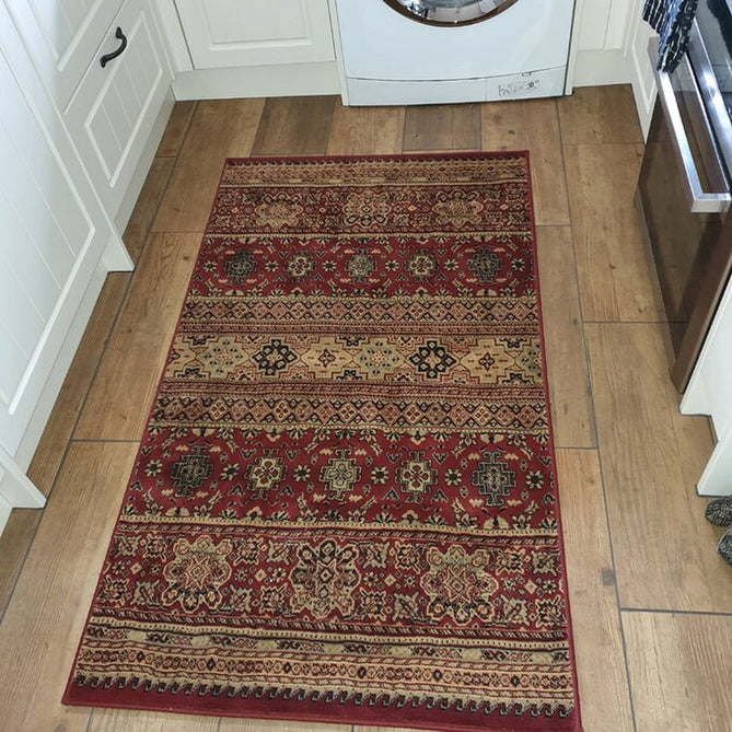 Kendra Traditional 135 R Red/Brown/Rust Rug-Melrose-Rug Love - The Most Loved Rug Store