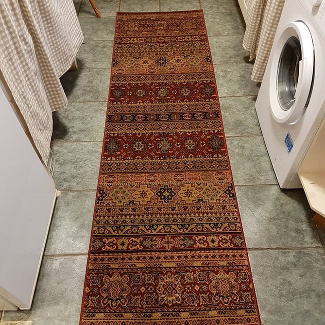 Kendra Traditional 135 R Red/Brown/Rust Rug-Melrose-Rug Love - The Most Loved Rug Store