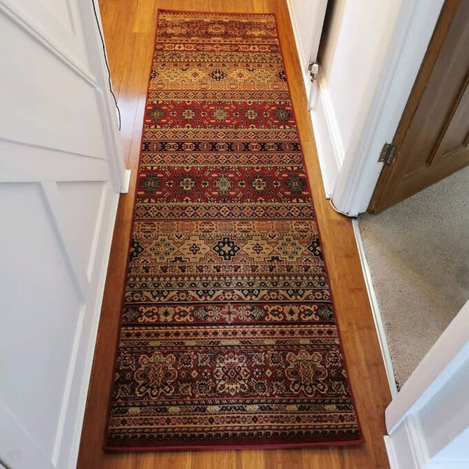 Kendra Traditional 135 R Red/Brown/Rust Rug-Melrose-Rug Love - The Most Loved Rug Store