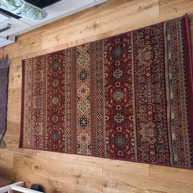 Kendra Traditional 135 R Red/Brown/Rust Rug-Melrose-Rug Love - The Most Loved Rug Store