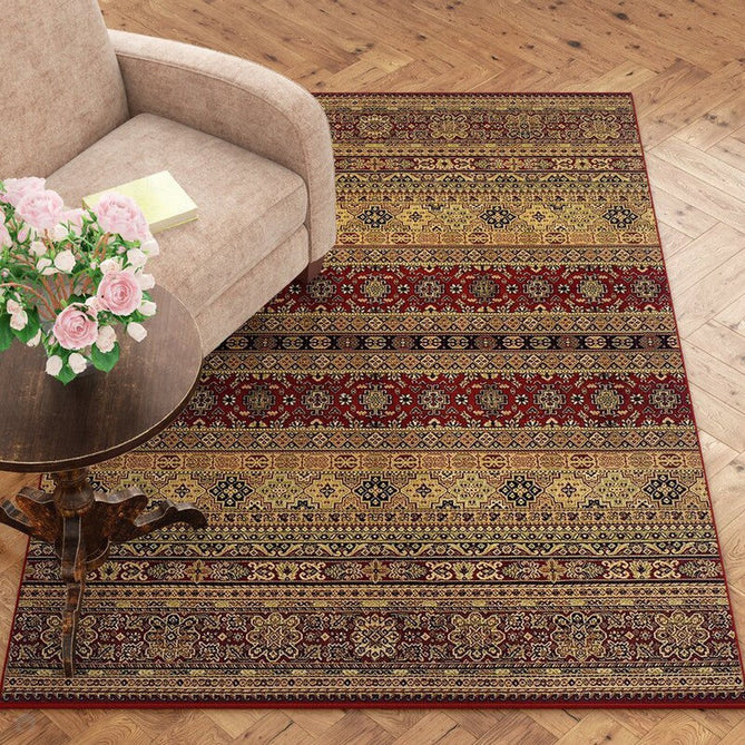 Kendra Traditional 135 R Red/Brown/Rust Rug-Melrose-Rug Love - The Most Loved Rug Store