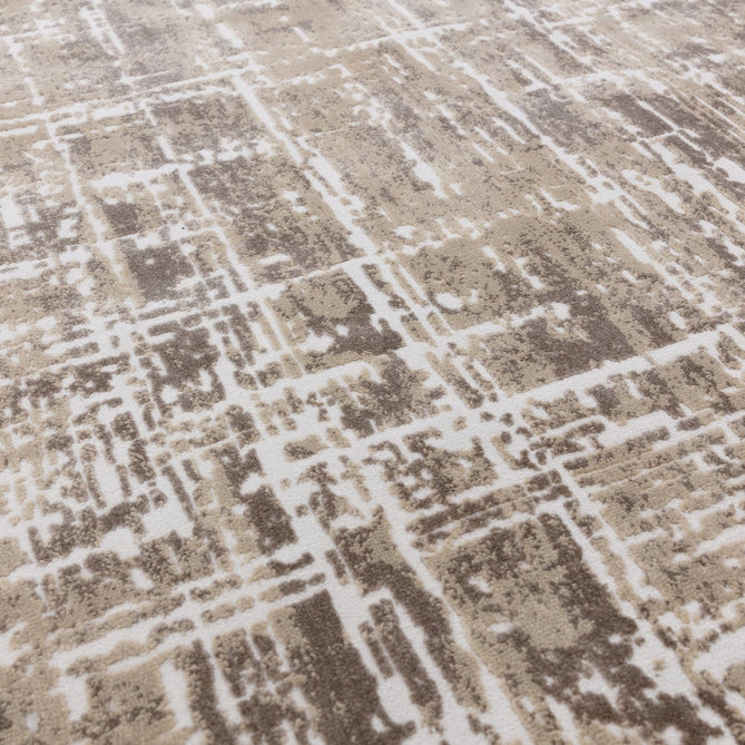 Kuza Abstract Modern Distressed Shimmer Hi-Lo Textured Soft Velvety Touch High-Density Durable Easy-Care Short Pile Beige/Cream/Light Grey Rug-Asiatic Carpets-Rug Love - The Most Loved Rug Store