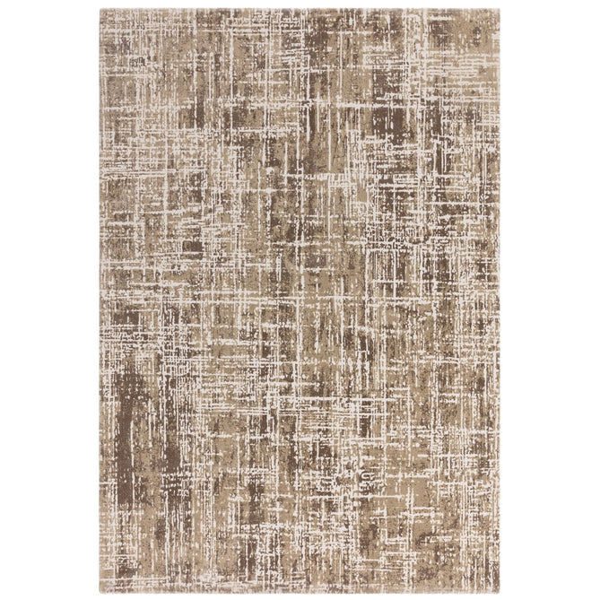 Kuza Abstract Modern Distressed Shimmer Hi-Lo Textured Soft Velvety Touch High-Density Durable Easy-Care Short Pile Beige/Cream/Light Grey Rug-Asiatic Carpets-Rug Love - The Most Loved Rug Store
