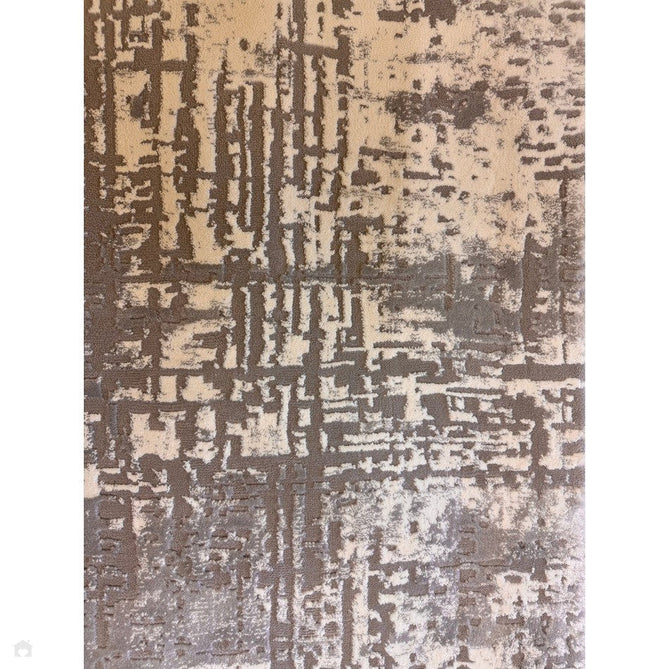 Kuza Abstract Modern Distressed Shimmer Hi-Lo Textured Soft Velvety Touch High-Density Durable Easy-Care Short Pile Mid Grey/Cream/Light Grey Rug-Asiatic Carpets-Rug Love - The Most Loved Rug Store