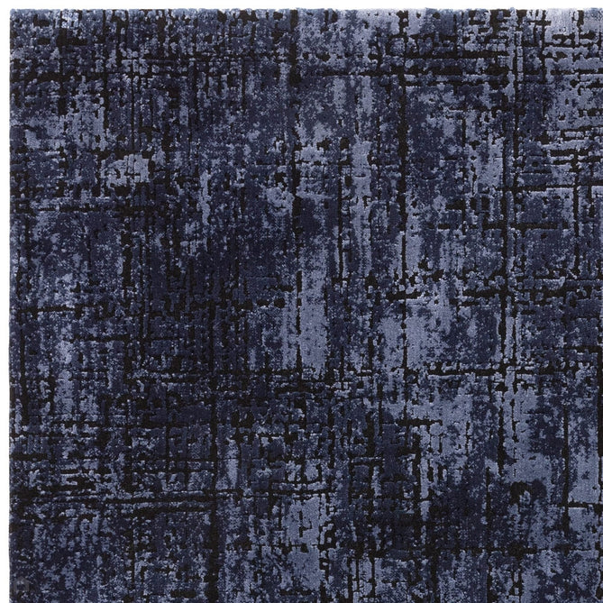 Kuza Abstract Modern Distressed Shimmer Hi-Lo Textured Soft Velvety Touch High-Density Durable Easy-Care Short Pile Navy/Light Grey Rug-Asiatic Carpets-Rug Love - The Most Loved Rug Store