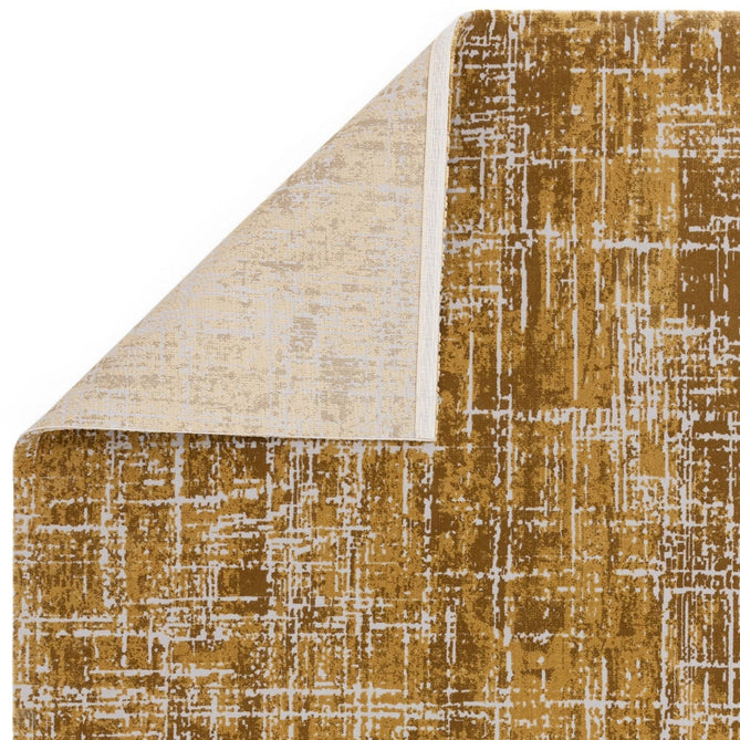 Kuza Abstract Modern Distressed Textured Soft-Touch Gold/Cream/Light Grey Rug-Asiatic Carpets-Rug Love - The Most Loved Rug Store