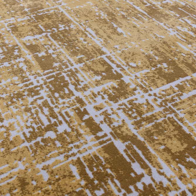 Kuza Abstract Modern Distressed Textured Soft-Touch Gold/Cream/Light Grey Rug-Asiatic Carpets-Rug Love - The Most Loved Rug Store