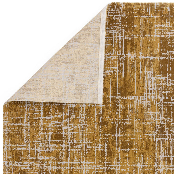 Kuza Abstract Modern Distressed Textured Soft-Touch Gold/Cream/Light Grey Rug-Asiatic Carpets-Rug Love - The Most Loved Rug Store