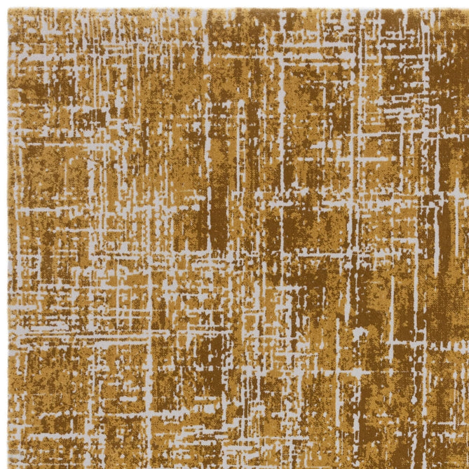 Kuza Abstract Modern Distressed Textured Soft-Touch Gold/Cream/Light Grey Rug-Asiatic Carpets-Rug Love - The Most Loved Rug Store