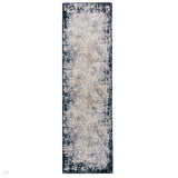 Kuza Border Navy Blue Runner