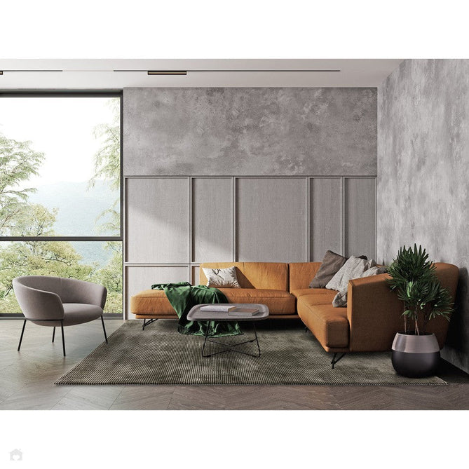 Kuza Plain Stripe Modern Abstract Distressed Shimmer Hi-Lo Textured Soft Velvety Touch High-Density Durable Easy-Care Short Pile Khaki Rug-Asiatic Carpets-Rug Love - The Most Loved Rug Store