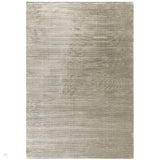 Kuza Plain Stripe Modern Abstract Distressed Shimmer Hi-Lo Textured Soft Velvety Touch High-Density Durable Easy-Care Short Pile Khaki Rug