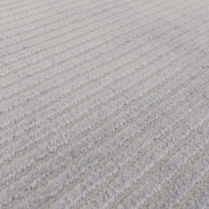 Kuza Plain Stripe Modern Distressed Textured Soft-Touch Silver Rug-Asiatic Carpets-Rug Love - The Most Loved Rug Store
