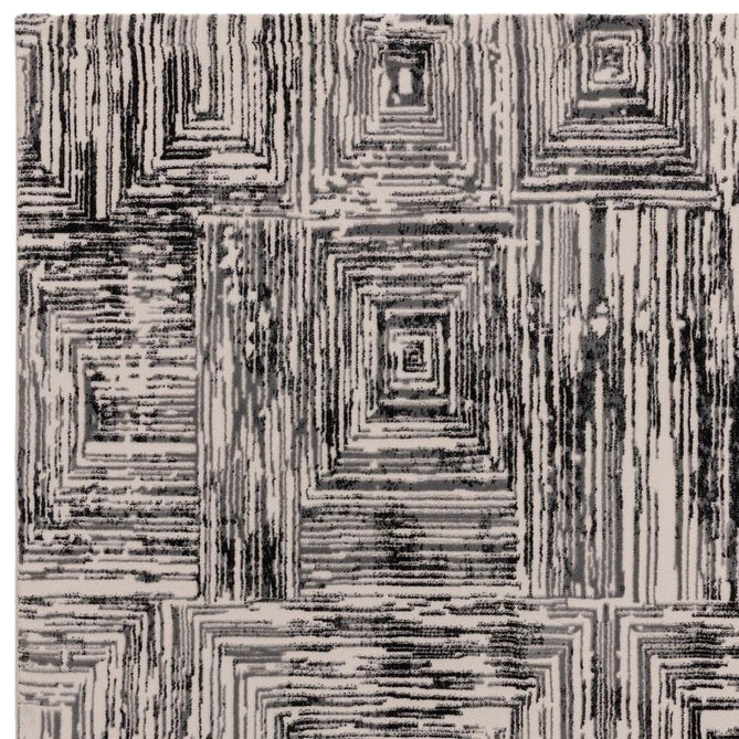 Kuza Portrait Modern Abstract Distressed Shimmer Hi-Lo Textured Soft Velvety Touch High-Density Durable Easy-Care Short Pile Grey Rug-Asiatic Carpets-Rug Love - The Most Loved Rug Store