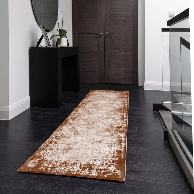 Kuza Border Terracotta Runner-Asiatic Carpets-Rug Love - The Most Loved Rug Store