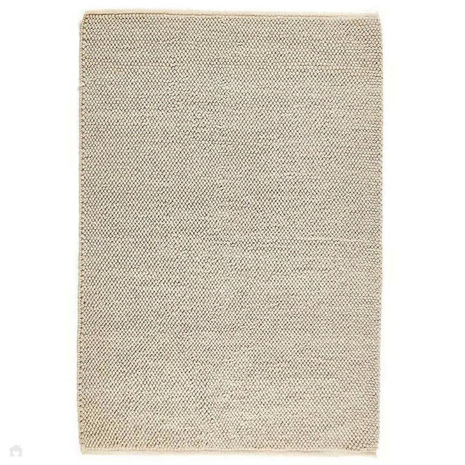 La Playa Modern Plain Mottled Beaded Pebble Hand Woven Textured Wool Flat-Pile Natural Rug 160x230 cm-Shop Returns-Rug Love - The Most Loved Rug Store