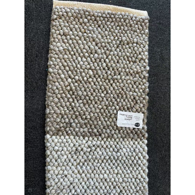 La Playa Modern Plain Mottled Beaded Pebble Hand Woven Textured Wool Flat-Pile Natural Rug-Origins-Rug Love - The Most Loved Rug Store
