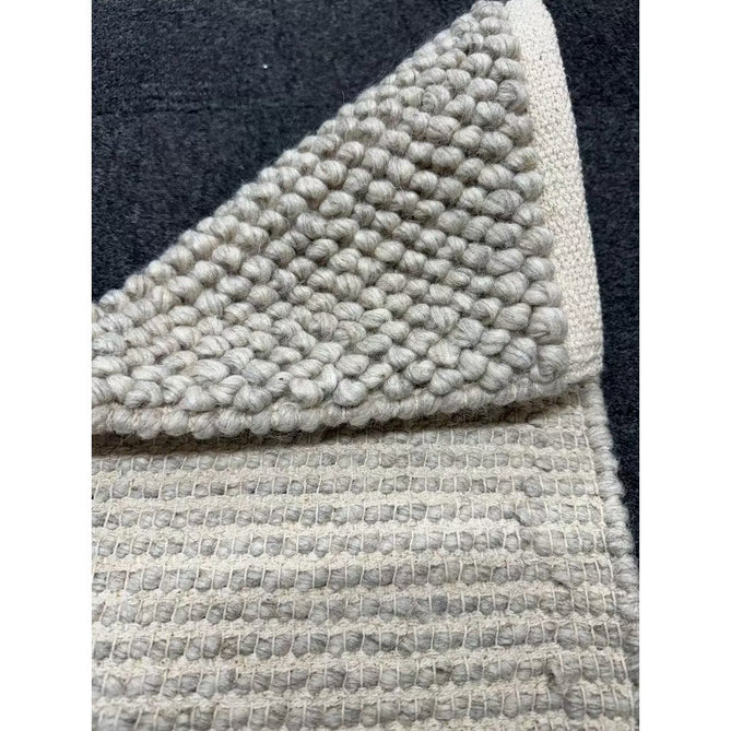 La Playa Modern Plain Mottled Beaded Pebble Hand Woven Textured Wool Flat-Pile Natural Rug-Origins-Rug Love - The Most Loved Rug Store