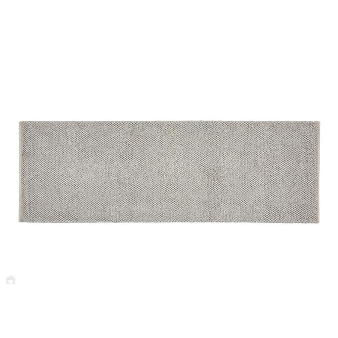 La Playa Modern Plain Mottled Beaded Pebble Hand Woven Textured Wool Looped Pile Natural Rug