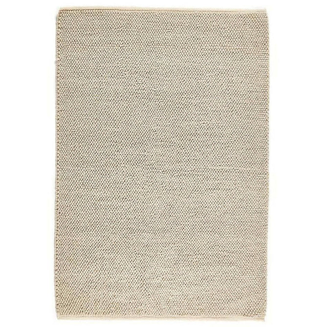 La Playa Modern Plain Mottled Beaded Pebble Hand Woven Textured Wool Flat-Pile Natural Rug-Origins-Rug Love - The Most Loved Rug Store