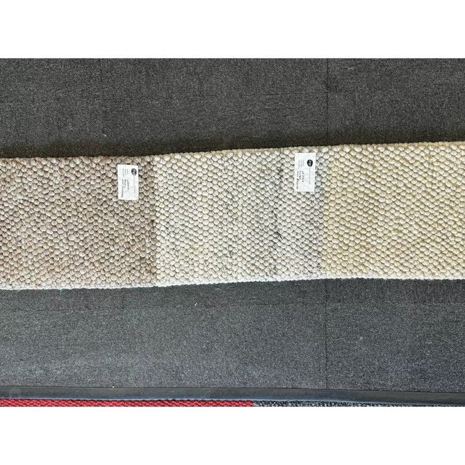 La Playa Modern Plain Mottled Beaded Pebble Hand Woven Textured Wool Flat-Pile Silver/Ivory Rug-Origins-Rug Love - The Most Loved Rug Store
