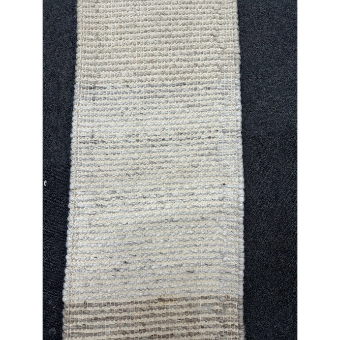 La Playa Modern Plain Mottled Beaded Pebble Hand Woven Textured Wool Flat-Pile Silver/Ivory Rug-Origins-Rug Love - The Most Loved Rug Store