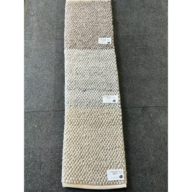 La Playa Modern Plain Mottled Beaded Pebble Hand Woven Textured Wool Looped Pile Natural Rug-Origins-Rug Love - The Most Loved Rug Store