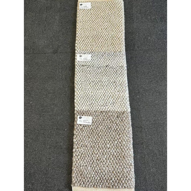 La Playa Modern Plain Mottled Beaded Pebble Hand Woven Textured Wool Looped Pile Natural Rug-Origins-Rug Love - The Most Loved Rug Store