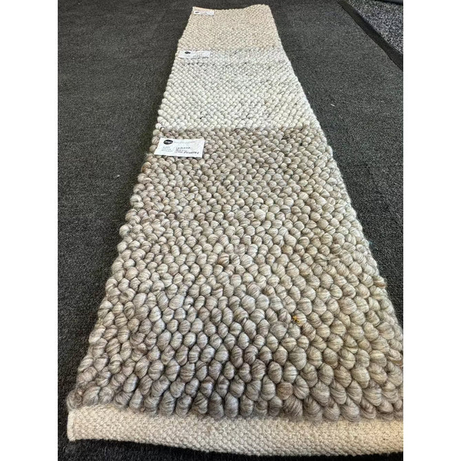 La Playa Modern Plain Mottled Beaded Pebble Hand Woven Textured Wool Looped Pile Natural Rug-Origins-Rug Love - The Most Loved Rug Store
