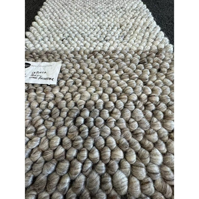 La Playa Modern Plain Mottled Beaded Pebble Hand Woven Textured Wool Looped Pile Natural Rug-Origins-Rug Love - The Most Loved Rug Store
