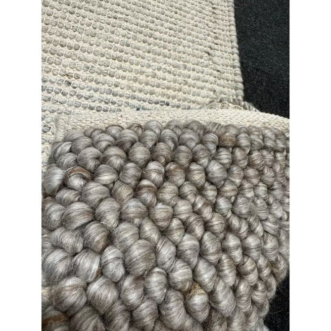 La Playa Modern Plain Mottled Beaded Pebble Hand Woven Textured Wool Looped Pile Natural Rug-Origins-Rug Love - The Most Loved Rug Store